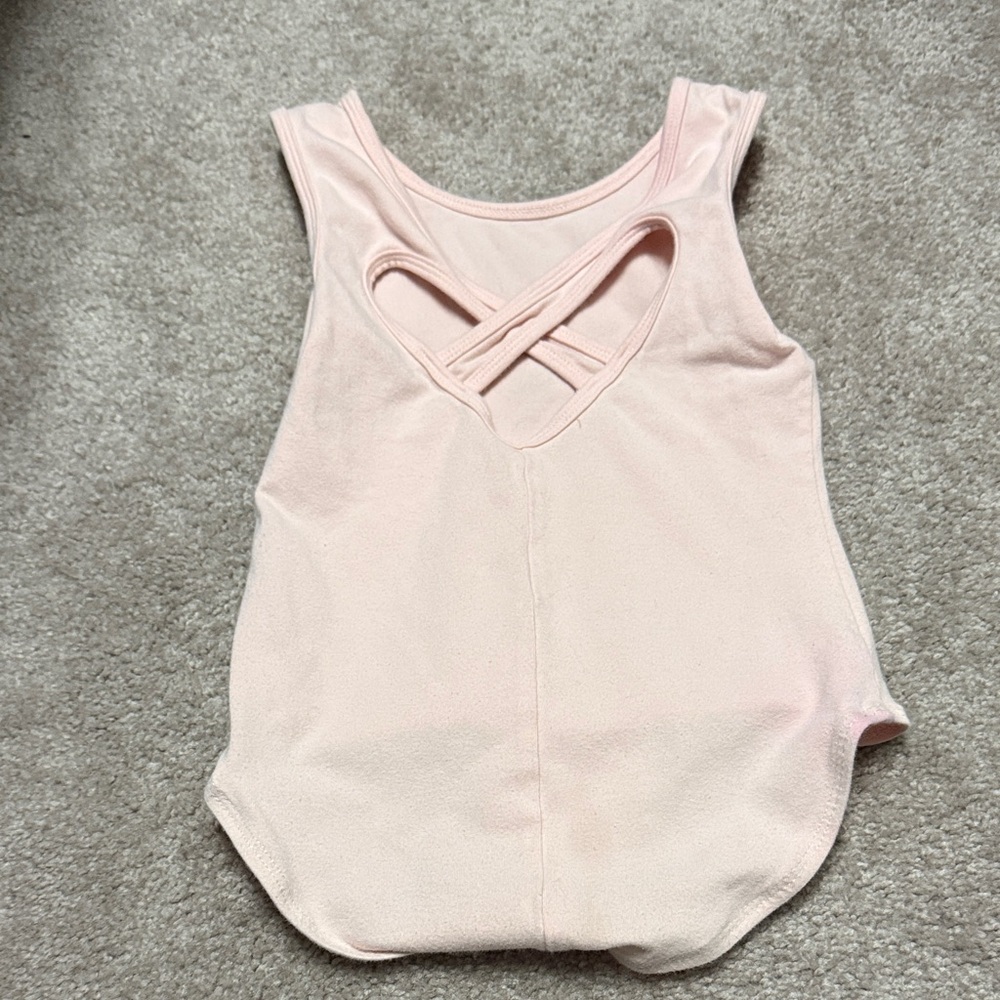 🩰 Pink Dance Leotard Girls 6T